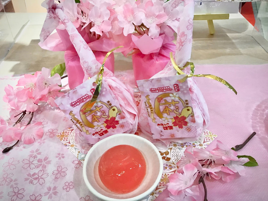 お台場店より限定　桜しゃぼんの紹介です。