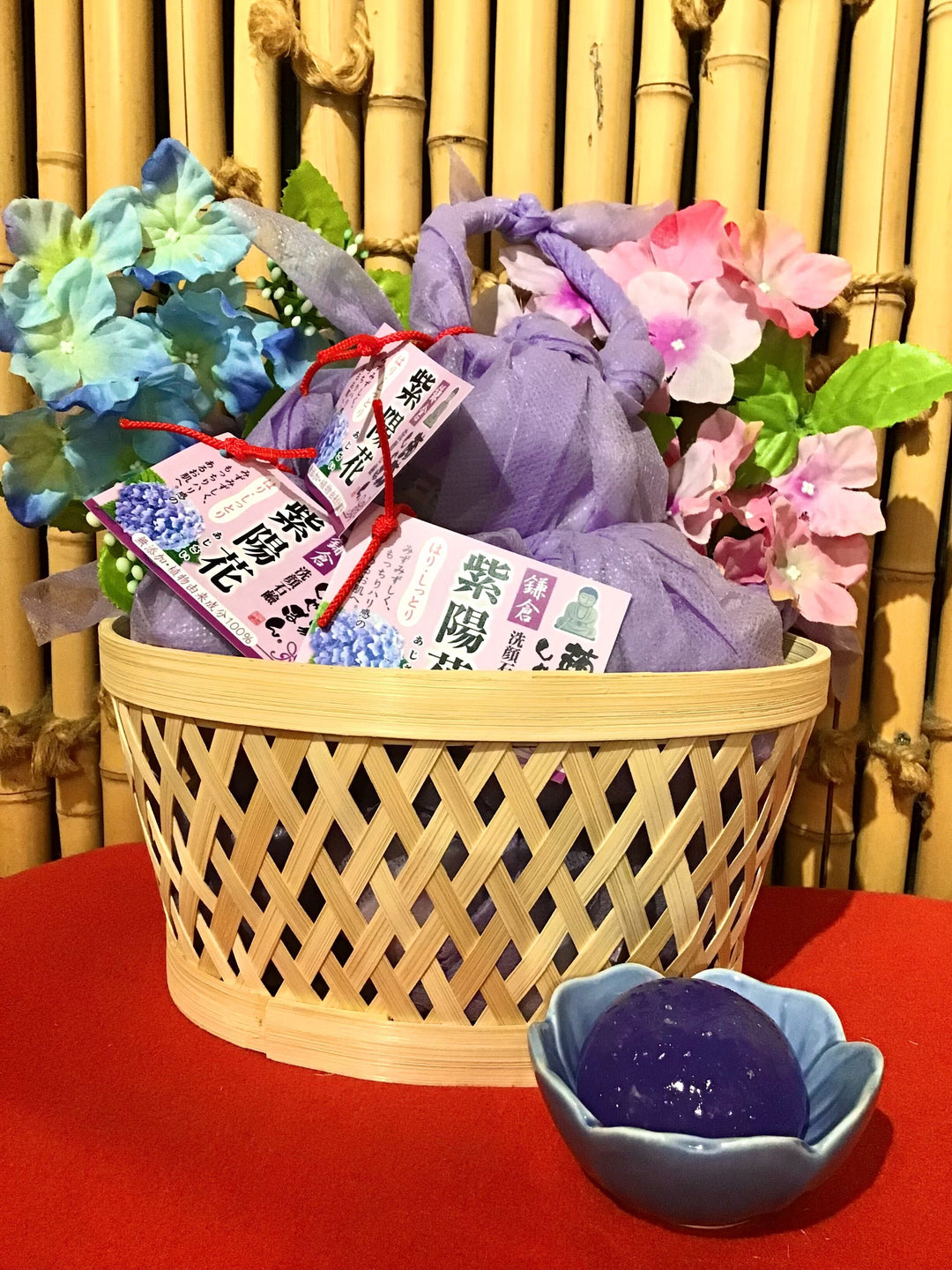 鎌倉小町店より【鎌倉蒟蒻しゃぼん　紫陽花】のご紹介です♪