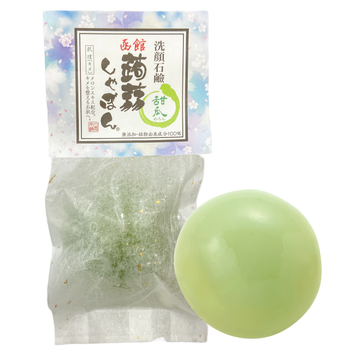 洗顔 洗顔石鹸 函館蒟蒻しゃぼん 甜瓜（めろん） – 蒟蒻しゃぼん 公式